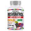 «Resveratrol Gold» from Purely Organics is formulated to provide comprehensive nutritional support with essential phytonutrients that assist your body in maintaining optimal health. This product is crafted entirely from plant-based ingredients, rich in antioxidants, creating a formula that synergistically enhances protective effects.