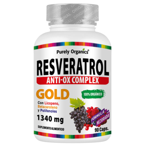 «Resveratrol Gold» from Purely Organics is formulated to provide comprehensive nutritional support with essential phytonutrients that assist your body in maintaining optimal health. This product is crafted entirely from plant-based ingredients, rich in antioxidants, creating a formula that synergistically enhances protective effects.