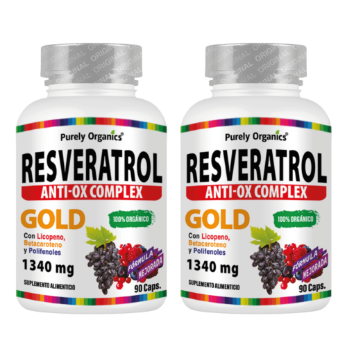 Dual Combo Resveratrol Anti-Ox Complex Gold 90 Caps