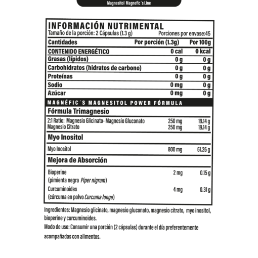 Magnesitol Magnefic´s Line 90 Caps - Image 2